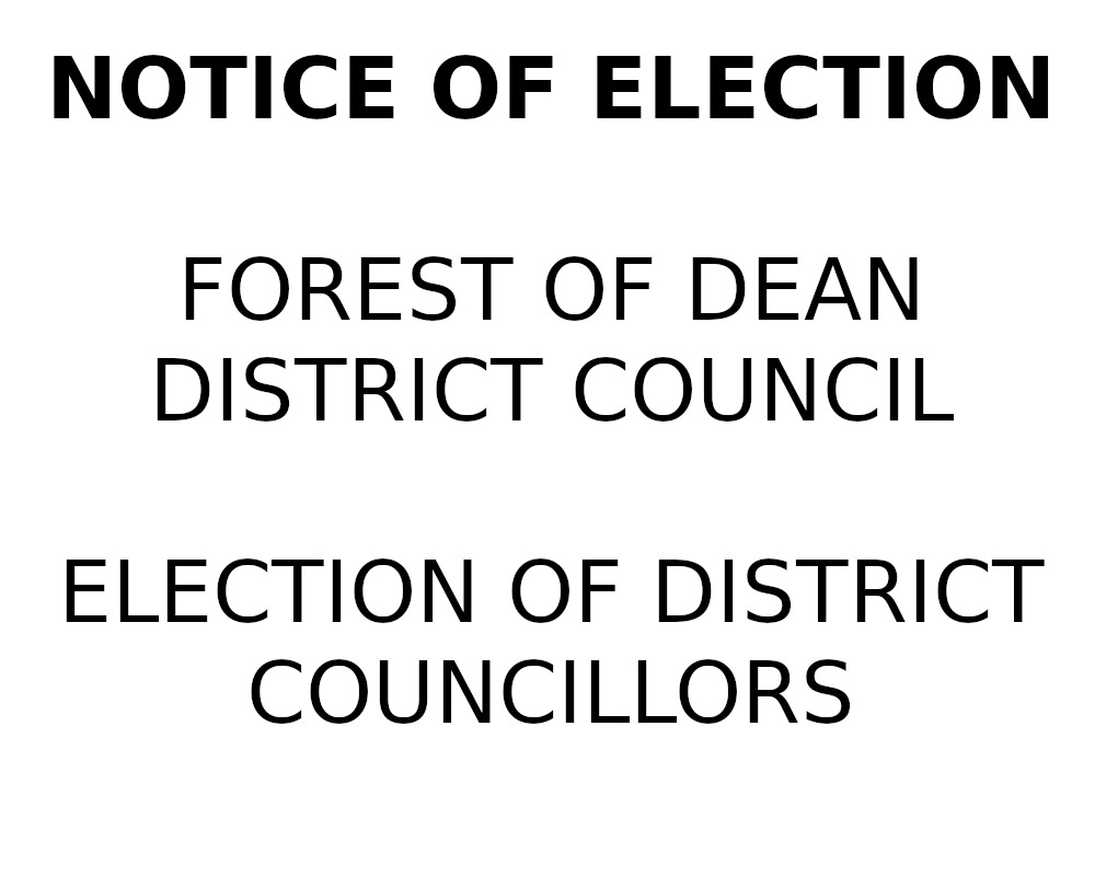 Notice Of Election District Councillors